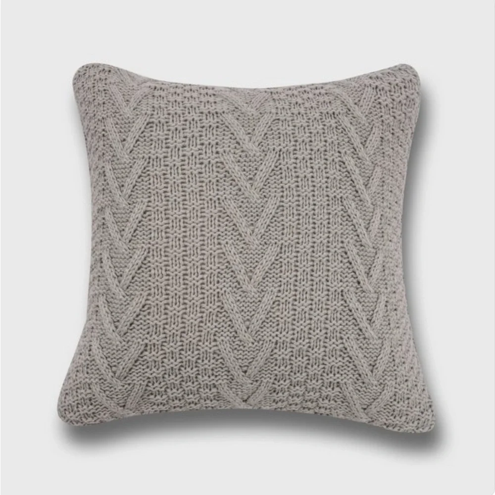 ⭐️ EVERGRACE Cozy Knit Throw Pillow Case 20x20”